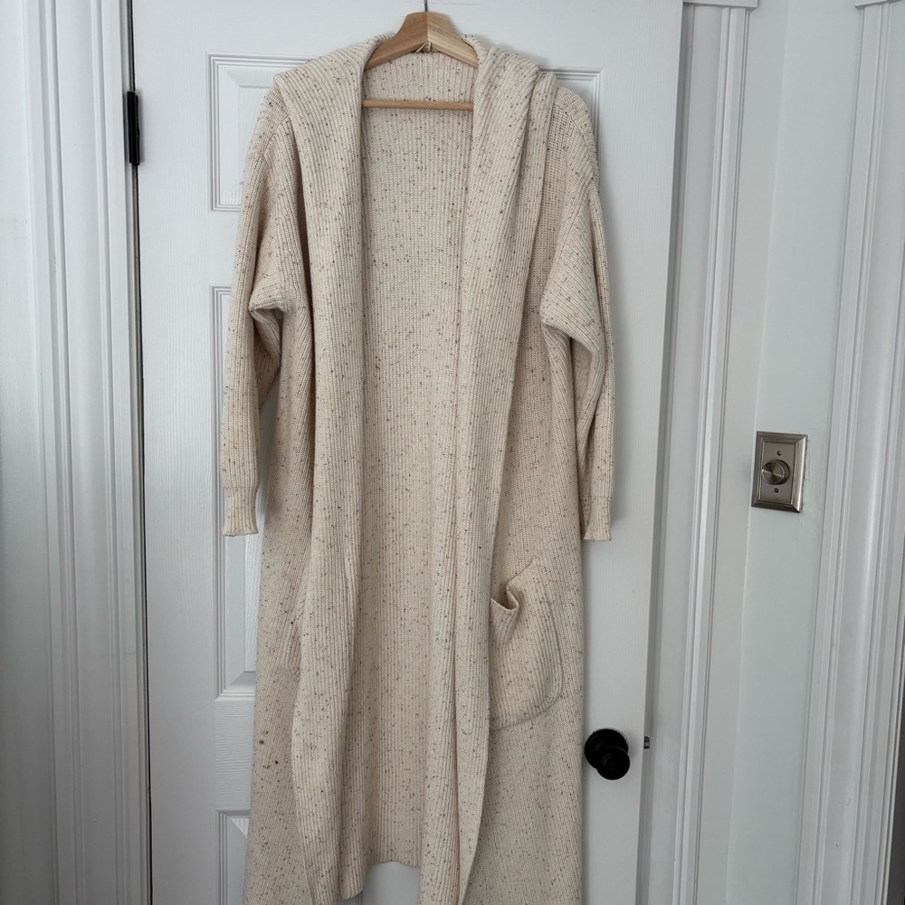 Goumi knit long cardigan one size
